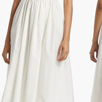 NWOT DÔEN Quinn Salt white Organic Cotton Poplin Maxi Dress sz M Size M Photo 0