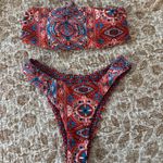 Bandeau Bikini Red Photo 0