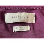 Van Heusen  Sleeveless Stretch V-neck Ruffled Purple Top XS Photo 6
