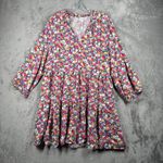 Gap  Floral Babydoll Dress Womens‎ XL Multicolor Boho Prairie Cottagecore Photo 1
