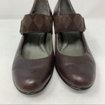 Born 6.5 Brown Leather Mary Jane Heel Pump W61241 Photo 2