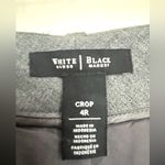 White House | Black Market  Nell Gray Cropped Career Work Style Pant Size 4 EUC Photo 5