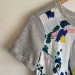 Anthropologie Deletta terry/ print tee shirt. Size small Photo 1