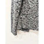 IRO Chada Tweed Boucle Knit Raw Hem Open Front Blazer Jacket Gray Women's Size 2 Photo 3
