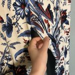 Diane Von Furstenberg  Dakota White Rose Floral Skinny Trouser Pants Size 12‎ Photo 11