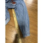 Christopher & Banks Christopher‎ & Banks Women Sz Large Button Down Denim Shirt Embroidered Fall VTG Photo 8