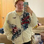 Reebok  Zip Up Jacket 90s Vintage Size Large Photo 1