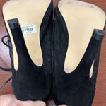 Torrid Black Polka Dot Mesh Lace Up Heels size 6 EUC Photo 7