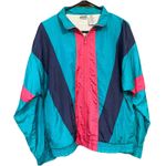 Cabin creek Vintage 90s Turquoise Windbreaker Photo 0