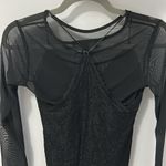 All Saints Nyla Black Lace Bodysuit Photo 6
