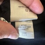 Reformation  Julia Cropped High Rise Cigarette Jeans in Black Photo 7