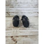 Fergalicious  Flats Black Studded Ankle Tie Flats - Size 6 Photo 5