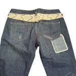 Free People Size 26 Hayes Patchwork Crochet Jeans Cottagecore Country Western Photo 8