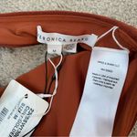 Veronica Beard  Malti Halter Bikini Top Golden Sand M Photo 4