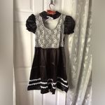 New Gothic creepy doll babydoll Lace Dress Halloween costume dress only sz L/XL Photo 2