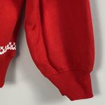 H & M womens Red Happy holidays printed sweatshirt size S Photo 3