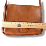 Vintage Genuine Leather Shoulder Bag Single Strap & Pockets Made In Columbia Tan Photo 11