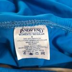 Lands' End  Size 6 Blue Swim Skirt With Attached Bikini Bottom. New Without Tags. Photo 5
