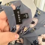 Torrid  Floral Semi Sheer Chiffon Tunic Photo 6