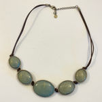 18” Blue Green Stone 5X‎ Statement Necklace Photo 0