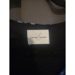 Emma James Embellished V-Neck, Women's XL Tunic Top, Blue Abstract Print, Beads Photo 2