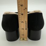 Vivaia Melody Pro Square Toe Chunky Heel Old Money Knit Comfort Black Ivory 7 Photo 4