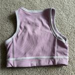 Wilo the label activewear athletic pink Barbie white sports bralette bra size xs Purple Photo 5