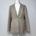 Calvin Klein Notch collar Women's Light Tan Blazer Size 10PL Photo 11