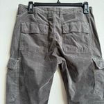 Vince Corduroy Gray Green Cargo Military Ankle Crop Pants Size 6 Small Travel Photo 7