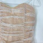 Iz Byer 3/$30 | Champagne Sparkle Homecoming Strapless Mini Dress 13 NWT Photo 2