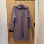 Soft Surroundings Sweater Telluride Chunky Long Cardigan Lavender Size Large Photo 3