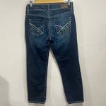 BKE Buckle  Jeans Womens 27 Blue CULTURE Cropped Low Rise Stretch Thick Stitch Photo 4