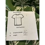 Truly 4 You Women's S Green Palm Leaf Print Midi Dress Summer Casual Photo 9