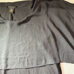 Susan Lawrence  Black Layered Blouse Photo 4