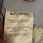 Reformation 💕💕 Zaria Mini Dress ~ Sofie Light Blue Floral Print Medium M Photo 15