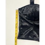 Good American  The After‎ Hours Cropped Velvet Bustier Black Women's Size 5 / 2X Photo 8