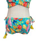 Venus  Miami Tie Side Bikini Swimsuit Bottom Size 8 Tropical Fresh Fruit Tassels‎ Photo 5
