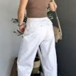 Something Navy  White Capri Jeans. Revolve Brand Size 8 Photo 3