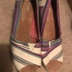 Toms Women’s Stripe  wedge shoes Photo 1