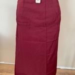 NWT Gorgeous Surrealist Merlot Skirt with train XS Photo 0