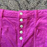 Pilcro Anthropologie  Talia Corduroy Mini Skirt in Raspberry Pink Purple Photo 3