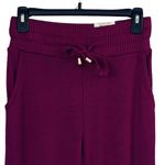 INC X-Small Flare Knit Sweater Pants Pockets Stretch Autumn Berry Magenta New Photo 1