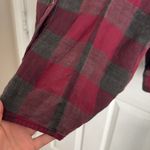 Harley Davidson  Red and Gray Plaid Button Up Snap Women’s Flannel Size 2XL Photo 1