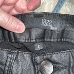 1822 Denim New  Black Coated Jeans! Photo 4