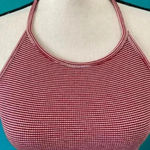 Brandy Melville  red and white striped halter tank top in one size fits all Photo 1