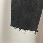 Grunge Size 26 High Waist Holes Distressed Raw Hem Goth Emo Jeans Punk Tapered Black Photo 3