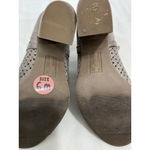 Fergalicious Womans By Fergie Slip On Tan Faux Leather Open Toe Bootie 6m Photo 6