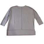 Spanx ‎ Perfect Length Pullover Sweatshirt Women's Size Medium Dolman Sleeve Oat Photo 1