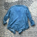 Vintage d.f. II Denim Button Down Top & Pants Set Blue 16 Photo 6