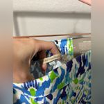 Soft Surroundings Sonoma Linen Blend Wide Leg Pants in Green/Teal Ikat Photo 5